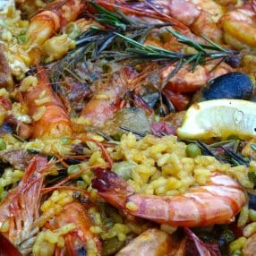Paella Mixta catering