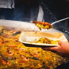 Catering van Paella Mixta op een event